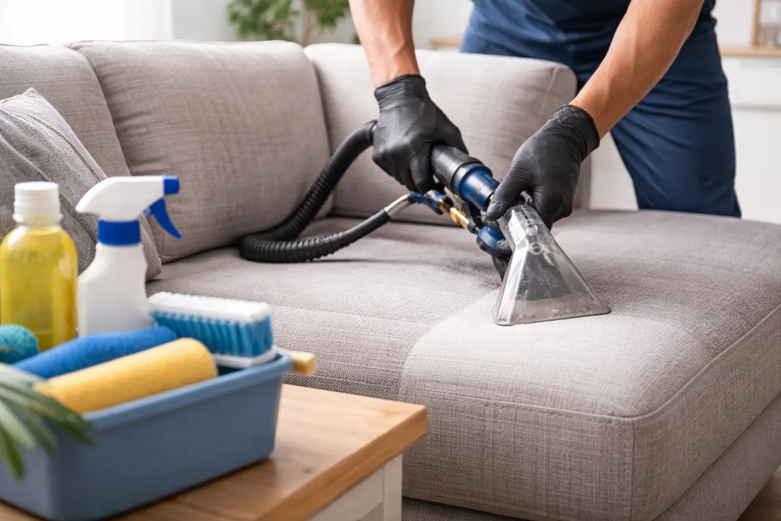 Der Ablauf einer Polsterreinigung bei uns